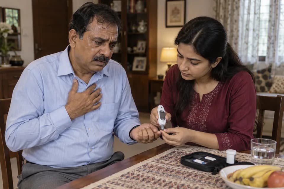 ধাপ 1: লক্ষণ চিনুন এবং সম্ভব হলে রক্তে শর্করা মাপুন