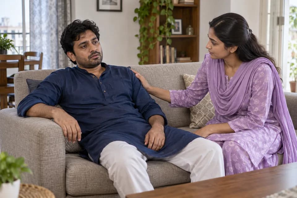 ধাপ ৪: খিঁচুনি থামার পর পাশে থাকুন ও আশ্বস্ত করুন — একই রোগী ও পরিচর্যাকারীর খিঁচুনি প্রাথমিক পরিচর্যার চিত্র