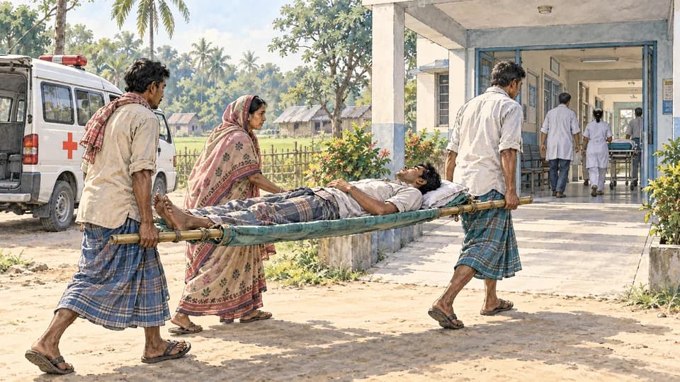 ধাপ ৫: দ্রুত হাসপাতালে স্থানান্তর ও অ্যান্টিভেনম মূল্যায়ন — চিত্র নির্দেশিকা
