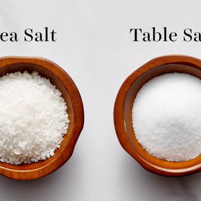 সি সল্ট বনাম টেবিল সল্ট: পার্থক্য কী?